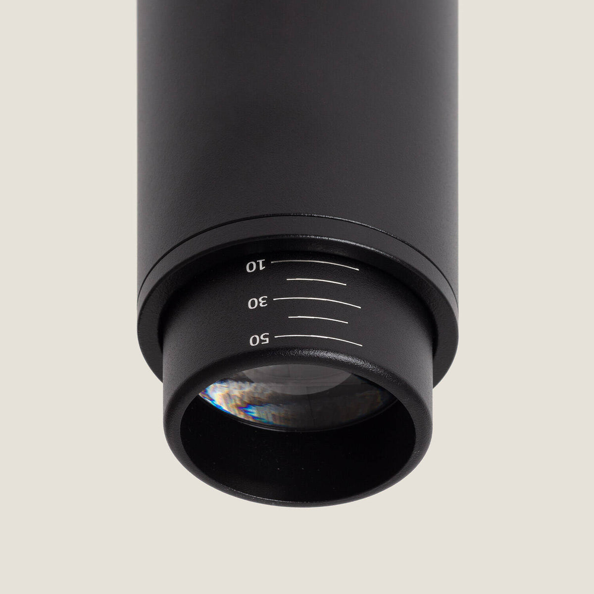 Foco de superficie ARES GU10 negro de aluminio direccionable, vista 7