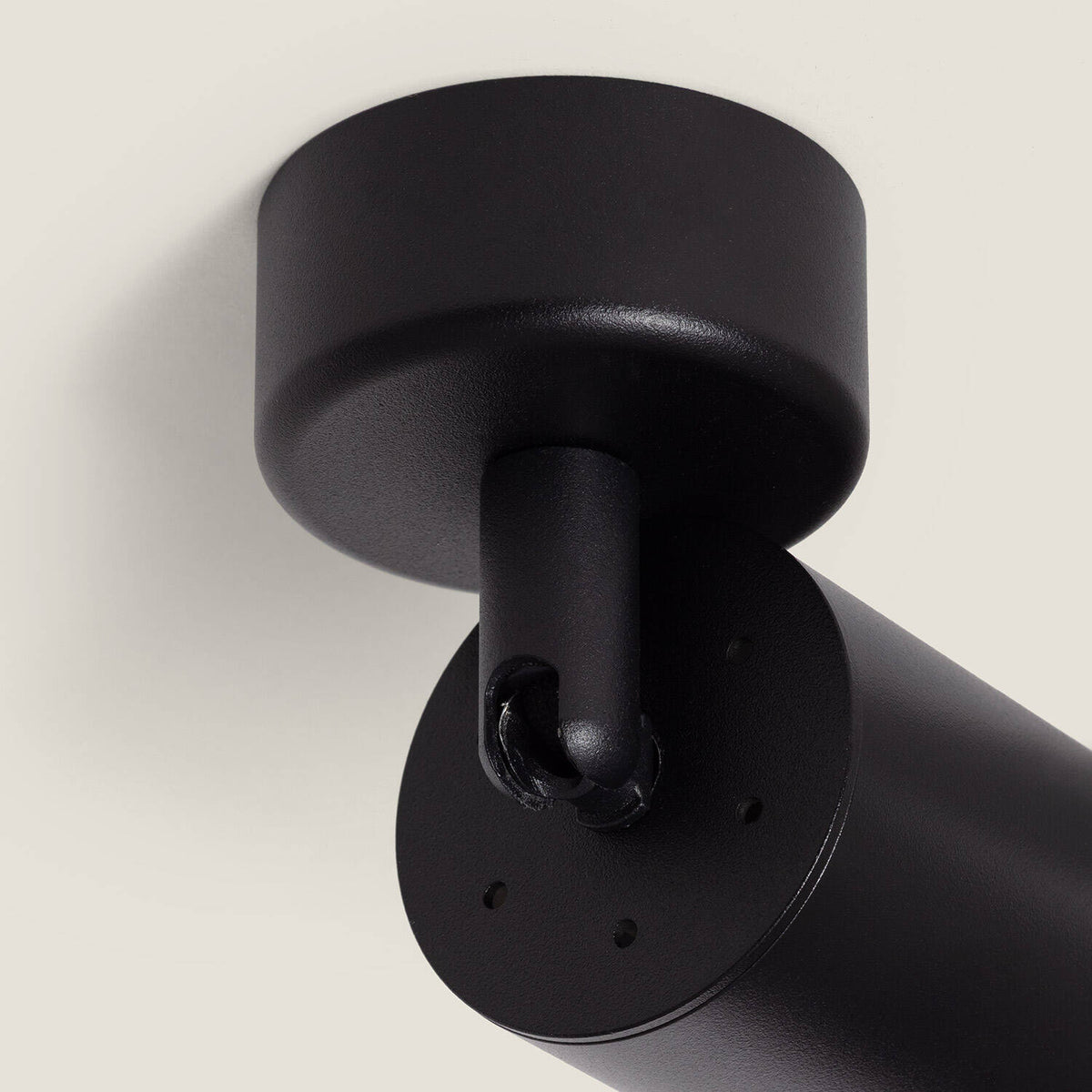 Foco de superficie ARES GU10 negro de aluminio direccionable, vista 9