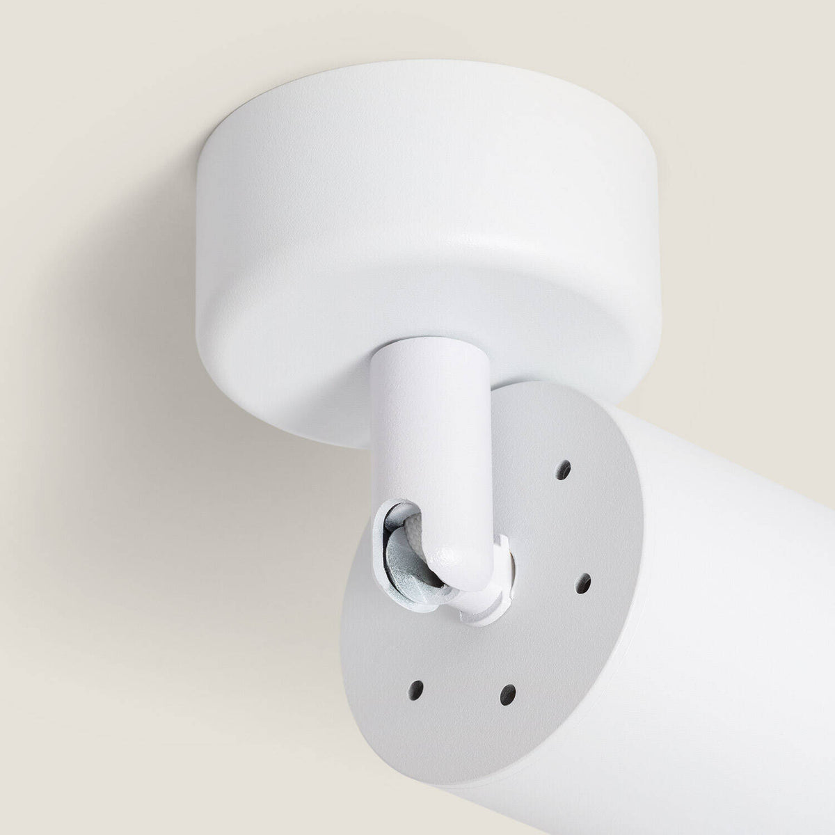 Foco de superficie ARES GU10 blanco de aluminio direccionable, vista 10
