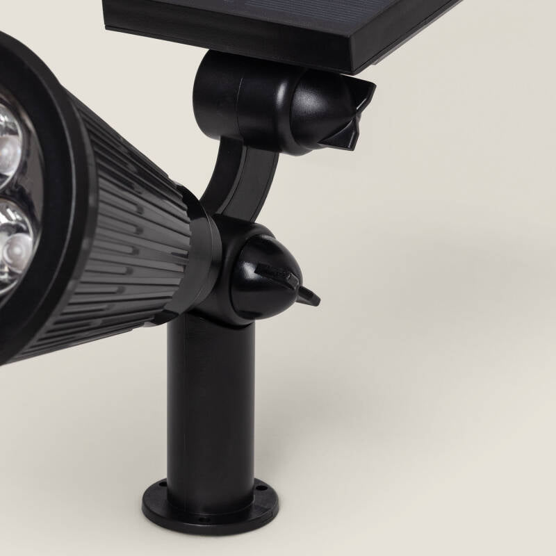 Detalle de ajuste y soporte del foco solar LED Meillion