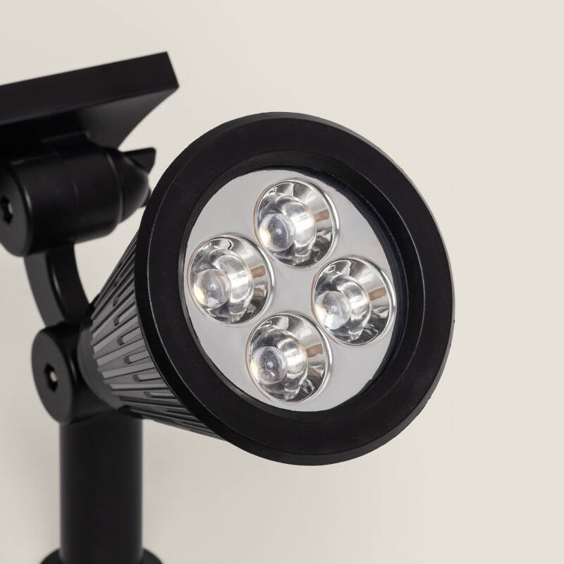 Detalle frontal del foco solar LED Meillion 200lm