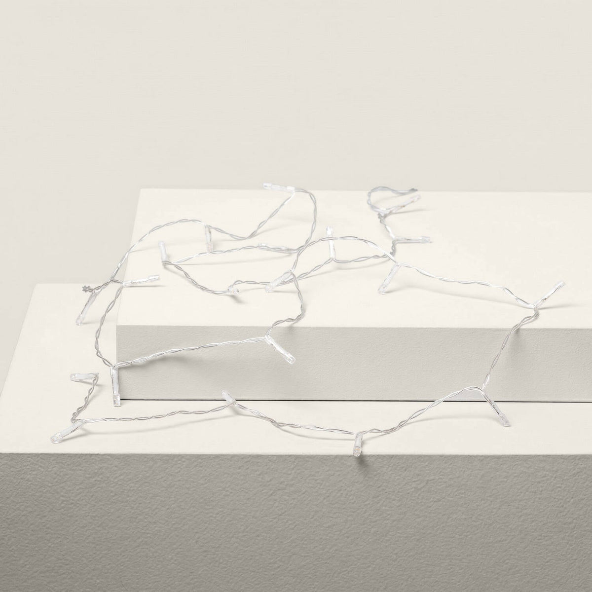 Guirnalda solar LED BRISA de 5 metros con cable transparente, vista del producto