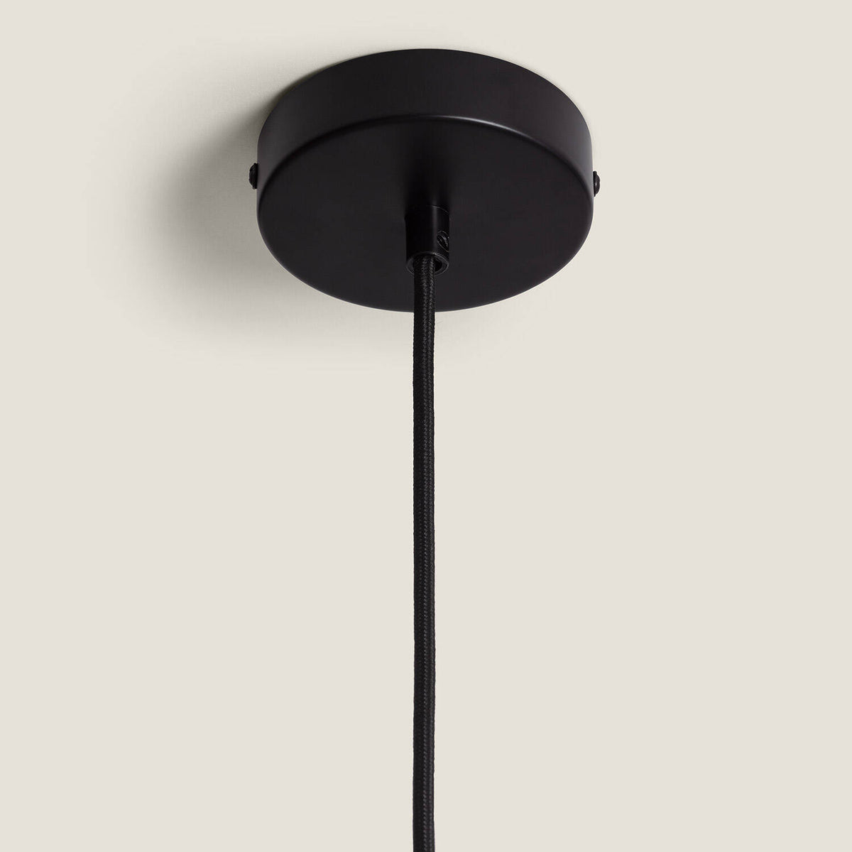 Lámpara colgante DUNA E27 negro de aluminio y madera, vista 11