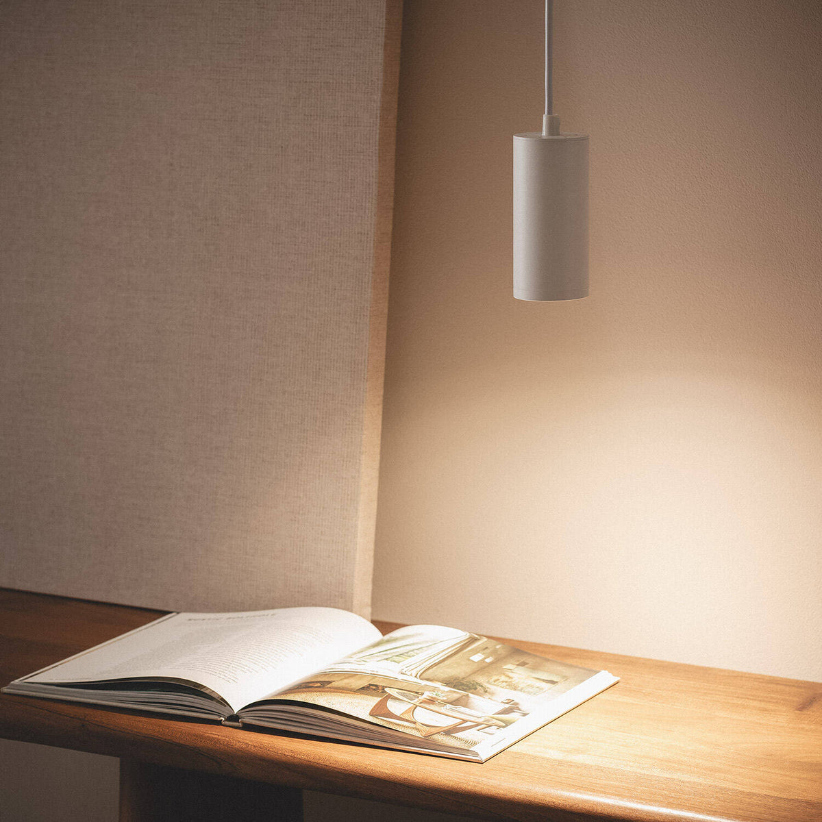 Lámpara colgante SIRA blanco de aluminio GU10, vista 4