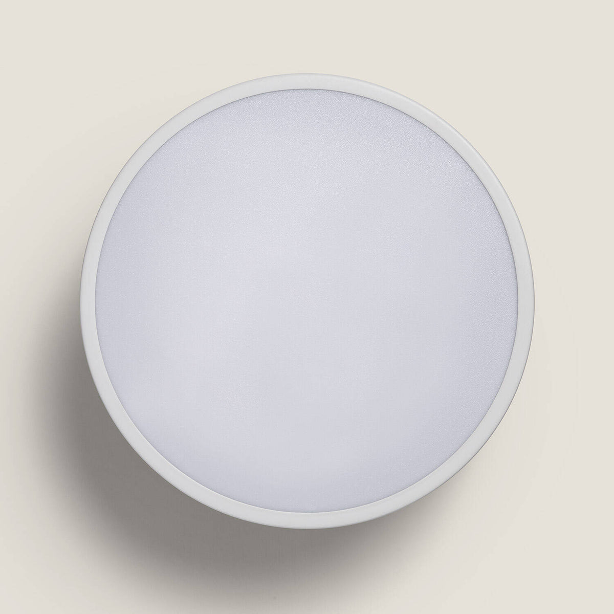 Lámpara de techo EIRA LED 12W blanca de madera y aluminio con CCT seleccionable, vista 4