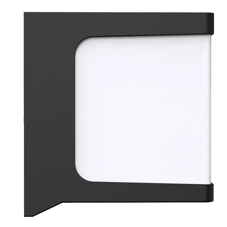 Aplique de Pared Exterior Solar LED Cuadrado 1000lm 4000K