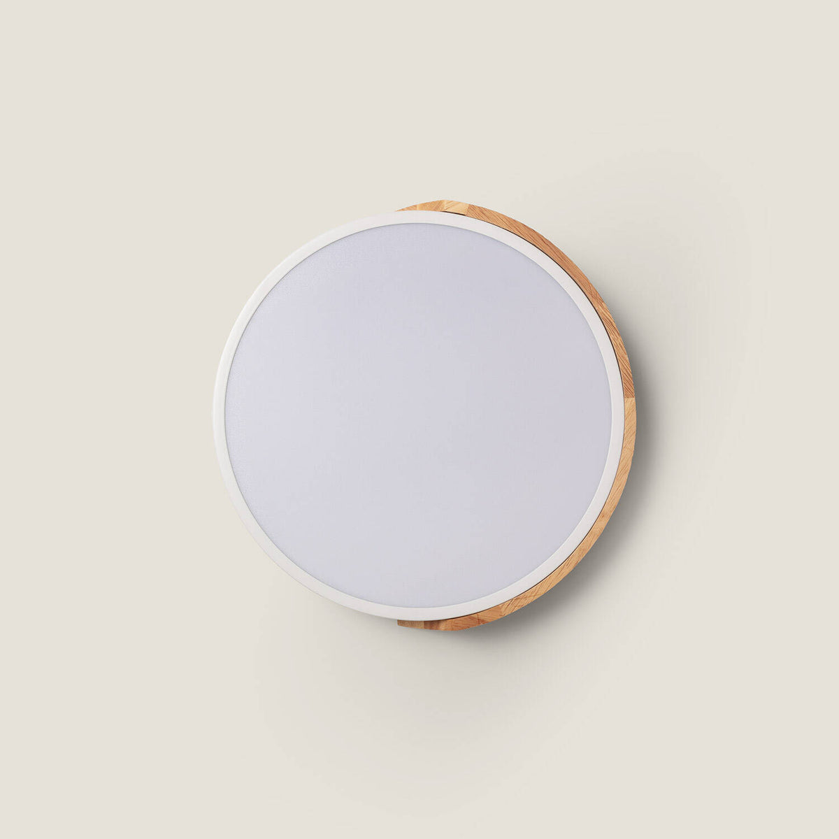 Plafón LED LIRA 18W blanco de madera y aluminio Ø320 mm CCT, imagen 14