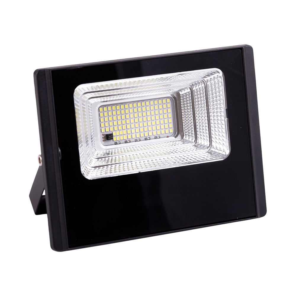 Proyector LED solar 30W 6500K IP65 con panel y mando, imagen 2