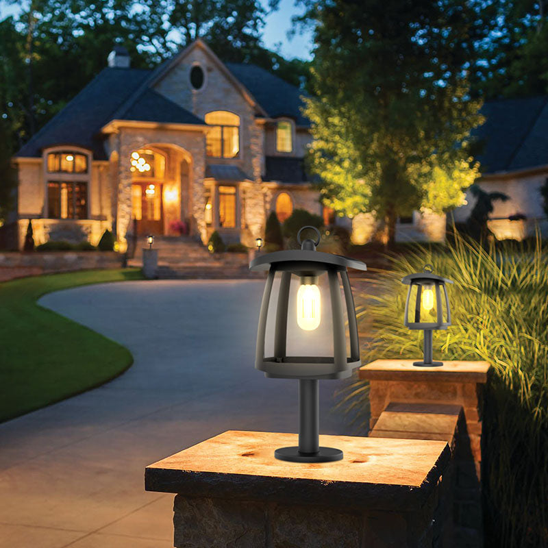 Baliza Solar LED Exterior Rustica 350lm 110lm/W E27 Pie 50cm