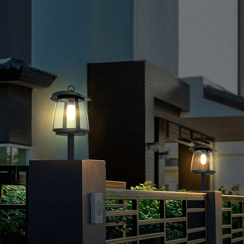Baliza Solar LED Exterior Rustica 350lm 110lm/W E27 Pie 50cm