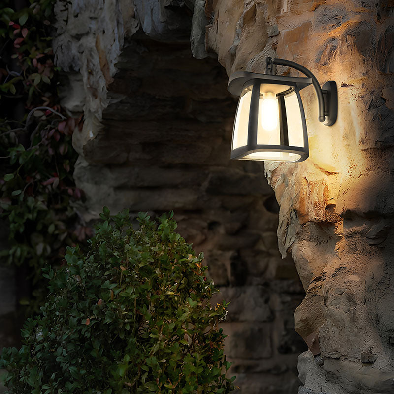 Aplique de Pared Exterior Solar LED Rústico 350lm 110lm/W E27