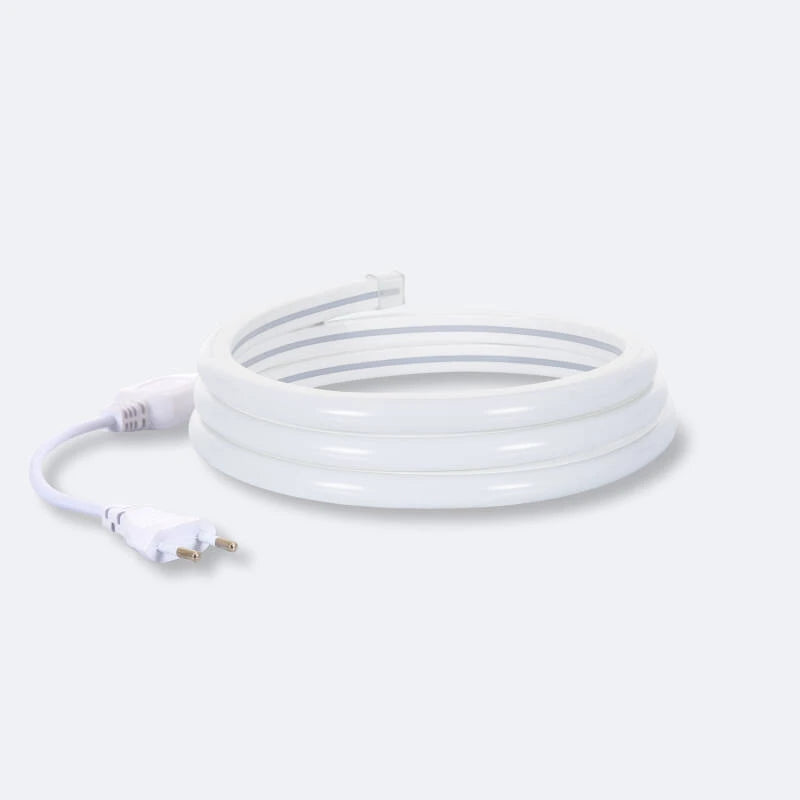 Tira LED neón flex semicircular de luz cálida 3000K