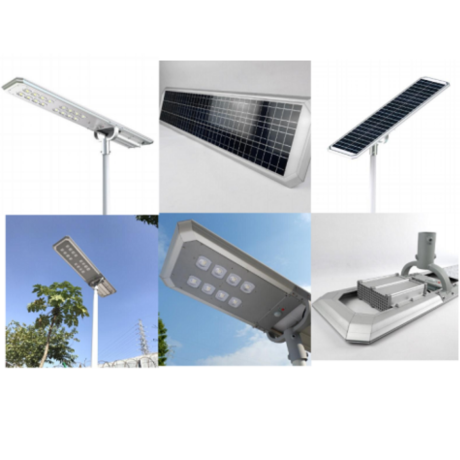 Farola Solar LED Serie Street-Light 6000lm 230lm/W 5000K IP65 Conexion Ø60mm