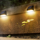 Aplique Solar LED Pared Negro 1000lm 4000k Bateria Li-Ion 3.7V 2000mAh