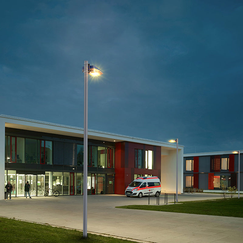 Farola Solar LED Exterior 2000lm 150lm/W 5000k IP65 Conexion Ø60mm