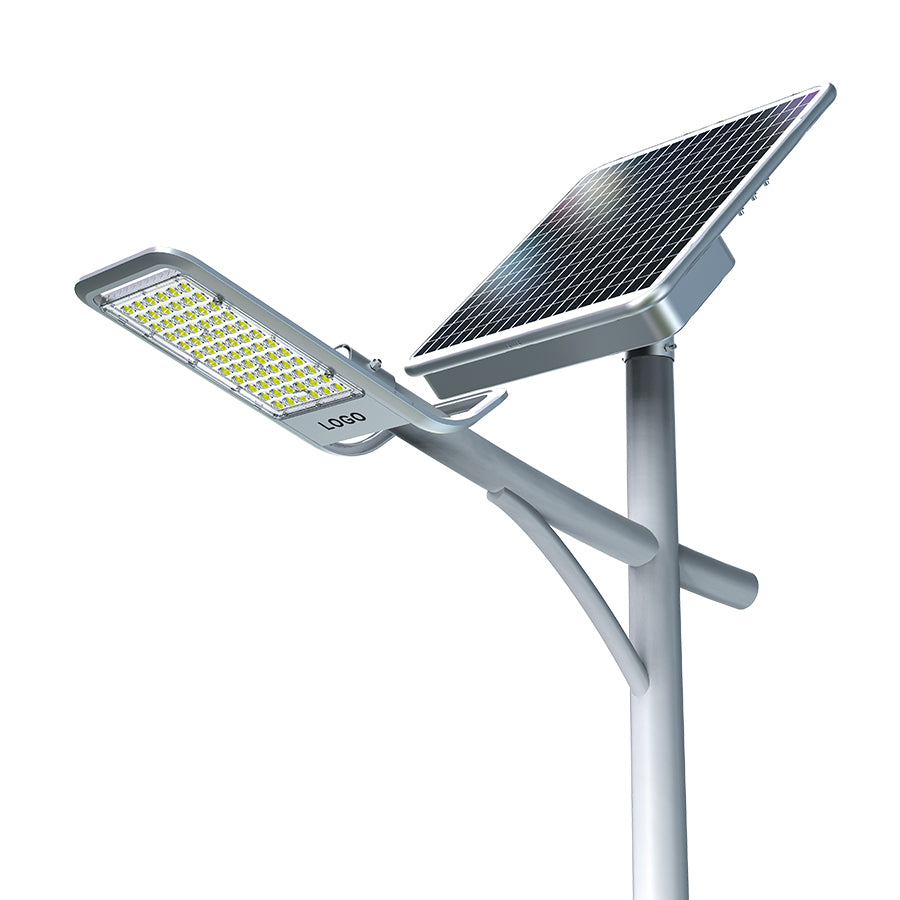 Farola Solar LED Serie Titan 6000lm 230lm/W SMD 3030 IP65 Conexion Ø76mm